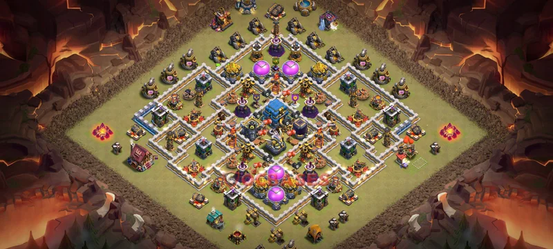 Town Hall 12 Base -cwl – Layout id: aga6d base layout