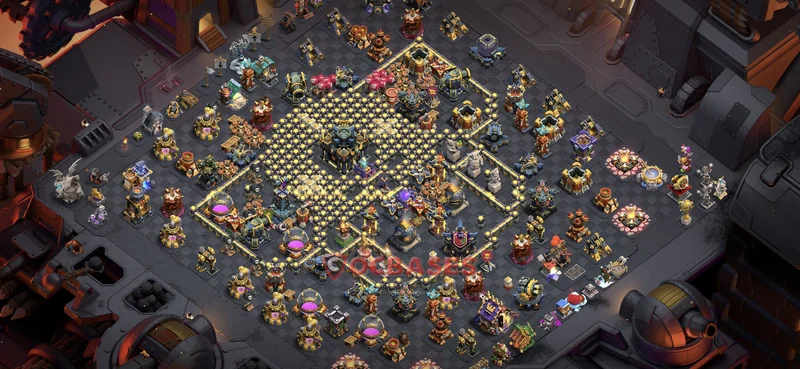 Town Hall 17 Base -war – Layout id: d4n69 base layout, image 1