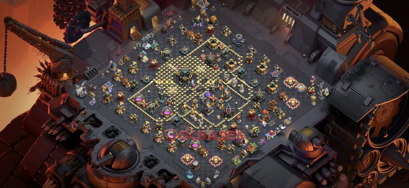 Town Hall 17 Base -war – Layout id: d4n69 base layout, image 2