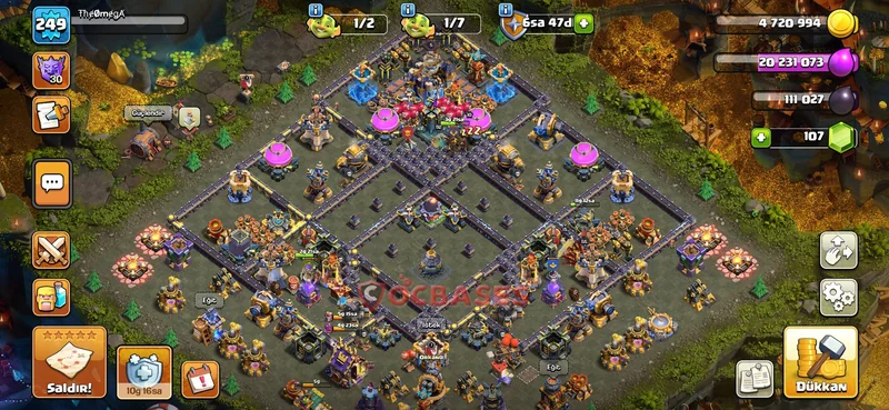 Town Hall 18 Base -cwl – Layout id: 9rutw base layout