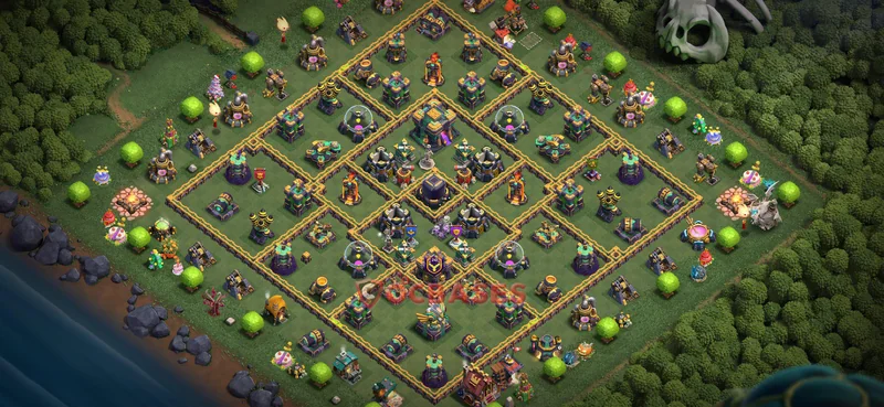 Town Hall 14 Base -farming – Layout id: 6vi05 base layout