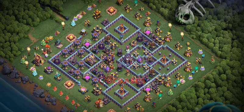Town Hall 15 Base -war – Layout id: mibb8 base layout