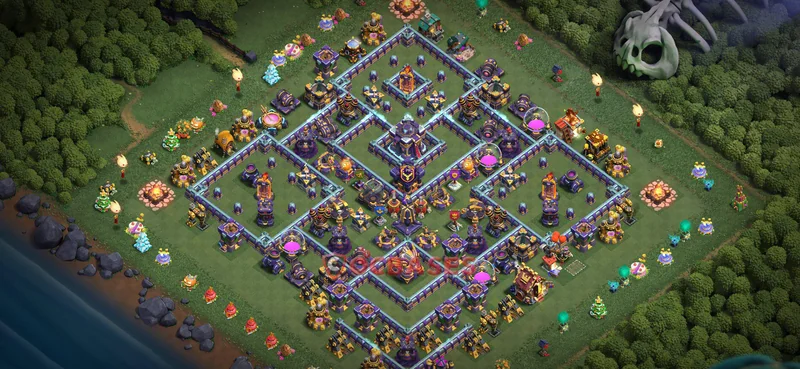 Town Hall 15 Base -war – Layout id: rq2bn base layout