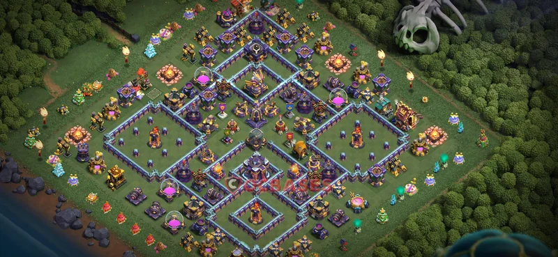Town Hall 15 Base -war – Layout id: uts58 base layout