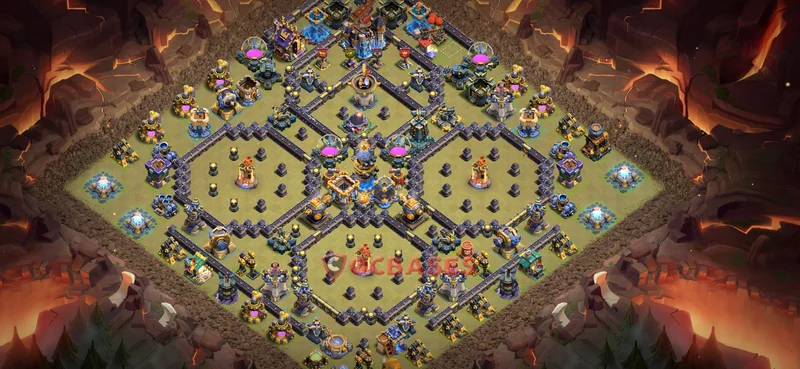 Town Hall 18 Base -war – Layout id: 1uwpv base layout