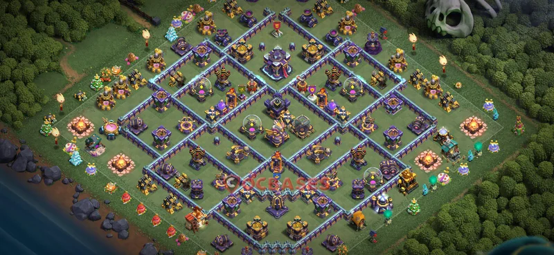 Town Hall 15 Base -war – Layout id: cvdss base layout