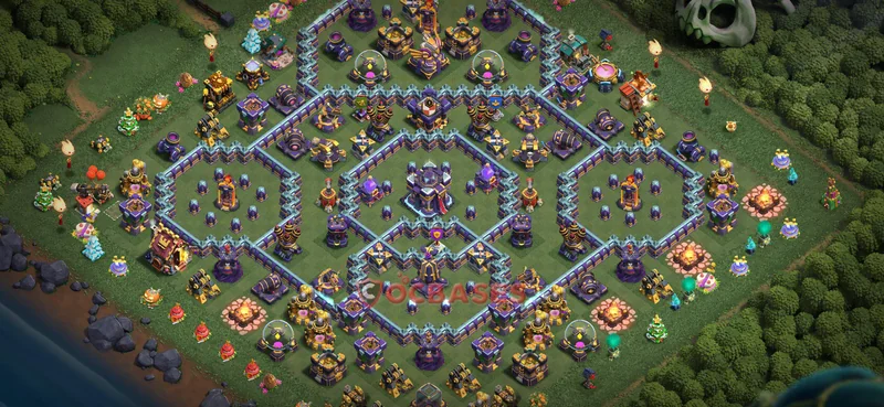 Town Hall 15 Base -war – Layout id: x7h2o base layout