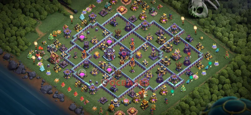 Town Hall 15 Base -war – Layout id: zlq9u base layout