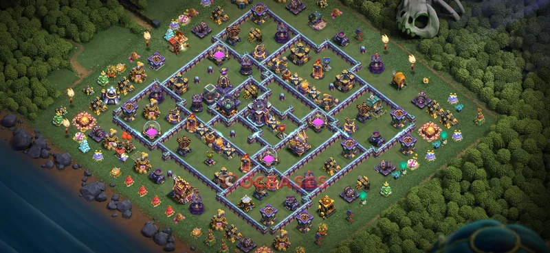 Town Hall 15 Base -war – Layout id: k734o base layout