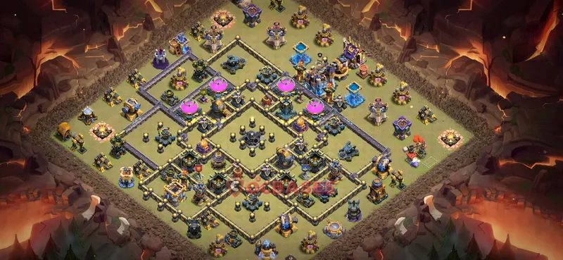 Town Hall 18 Base -cwl – Layout id: 3na04 base layout, image 2
