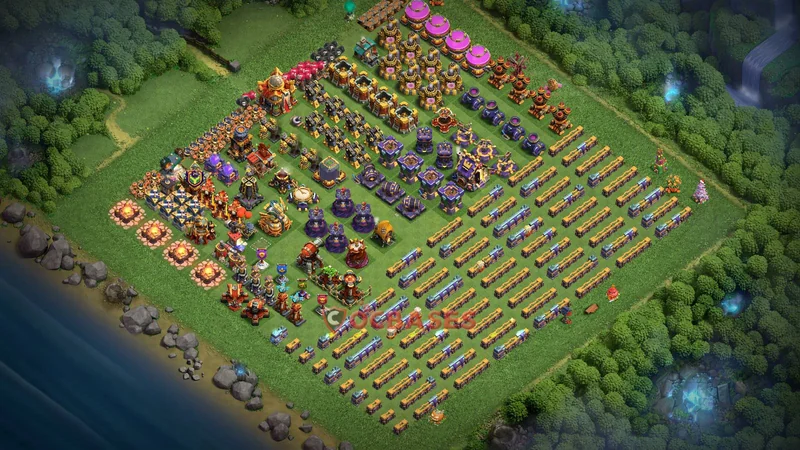 Town Hall 16 Base -progress base – Layout id: pkuiq base layout