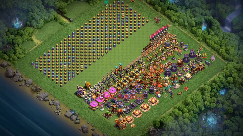 Town Hall 16 Base -progress base – Layout id: 06o3u base layout