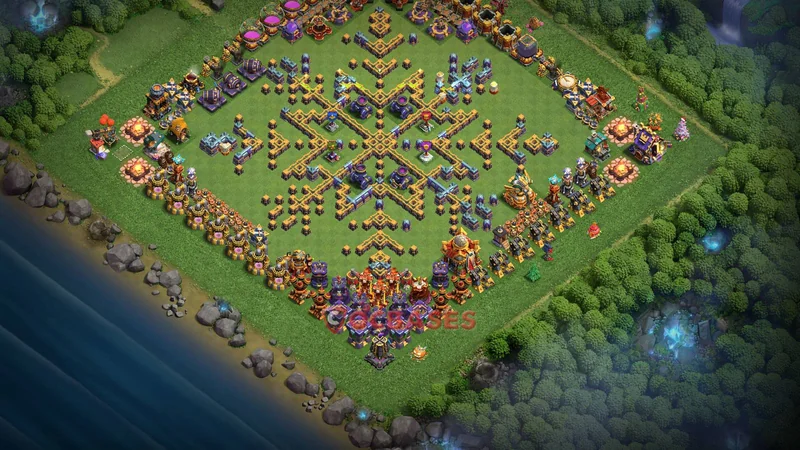 Town Hall 16 Base -fun – Layout id: ckbl3 base layout