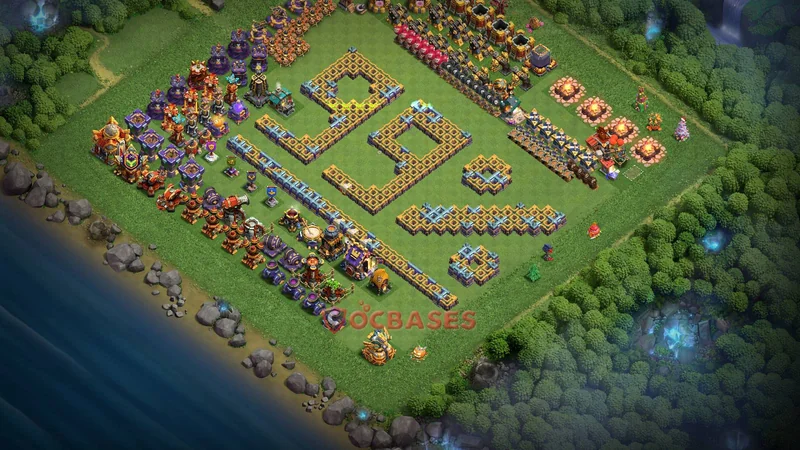 Town Hall 16 Base -fun – Layout id: ov6xh base layout
