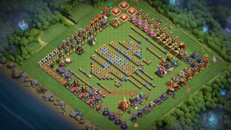 Town Hall 16 Base -fun – Layout id: v9tfp base layout
