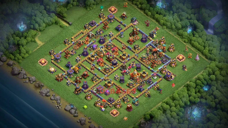 Town Hall 16 Base -farming – Layout id: 0q45j base layout