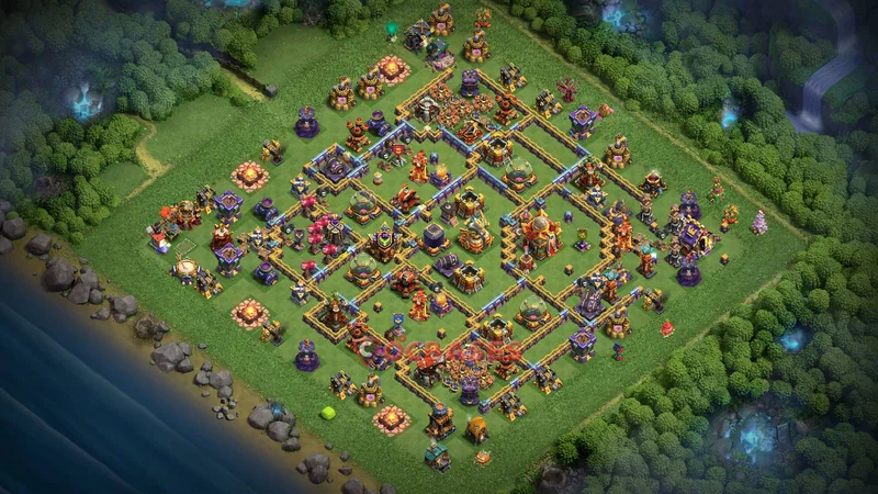Town Hall 16 Base -farming – Layout id: y8ypt base layout