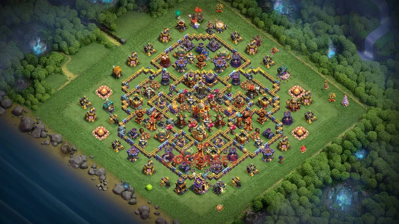 Town Hall 16 Base -farming – Layout id: kivm7 base layout