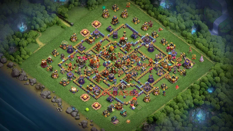Town Hall 16 Base -farming – Layout id: 7ubxd base layout