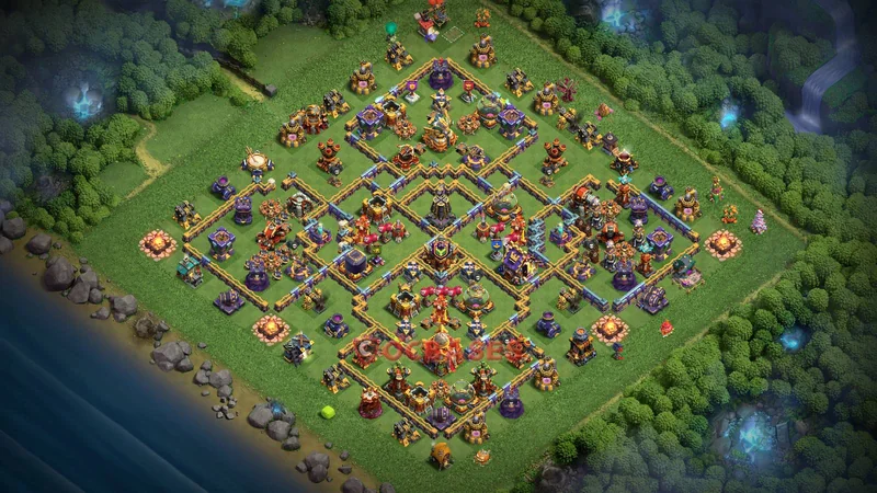 Town Hall 16 Base -farming – Layout id: ay5k6 base layout