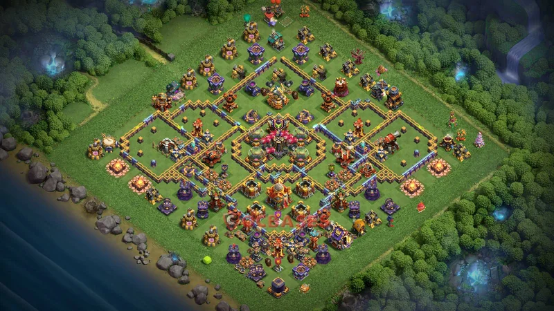 Town Hall 16 Base -farming – Layout id: 0hvui base layout