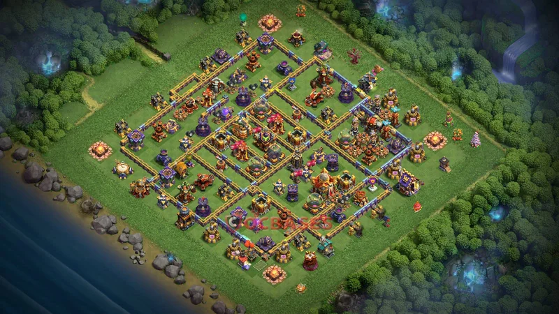 Town Hall 16 Base -farming – Layout id: f99ym base layout