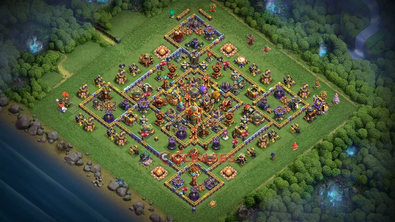 Town Hall 16 Base -farming – Layout id: 4z4hh base layout