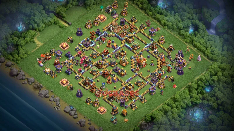 Town Hall 16 Base -farming – Layout id: e7xjw base layout
