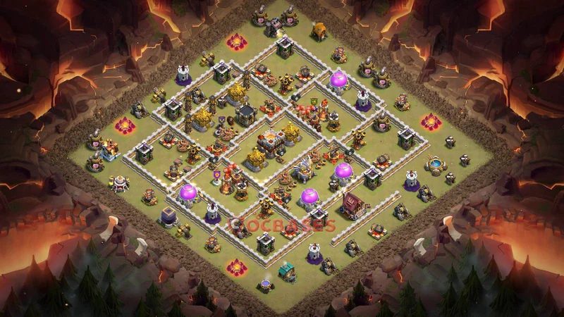 Town Hall 11 Base -war – Layout id: 6w8od base layout