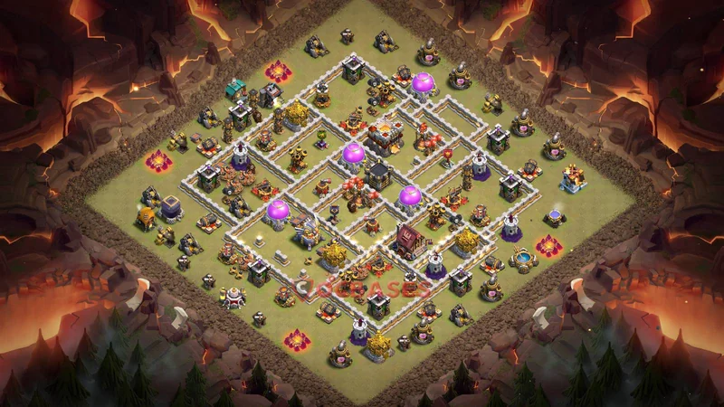 Town Hall 11 Base -war – Layout id: zs3x9 base layout