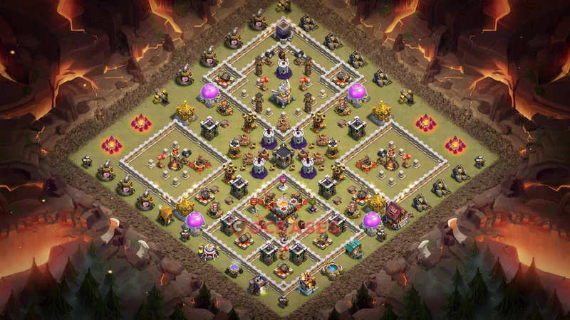 Town Hall 11 Base -war – Layout id: z78vz base layout
