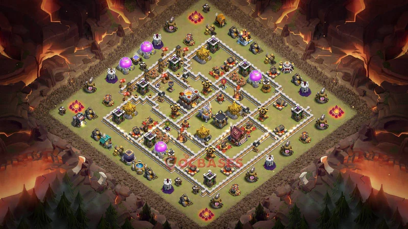 Town Hall 11 Base -war – Layout id: qw7xf base layout