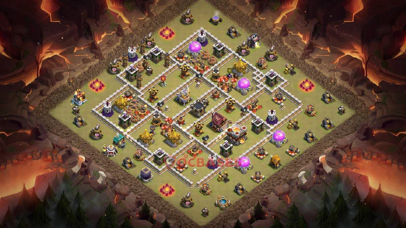 Town Hall 11 Base -war – Layout id: zrllw base layout
