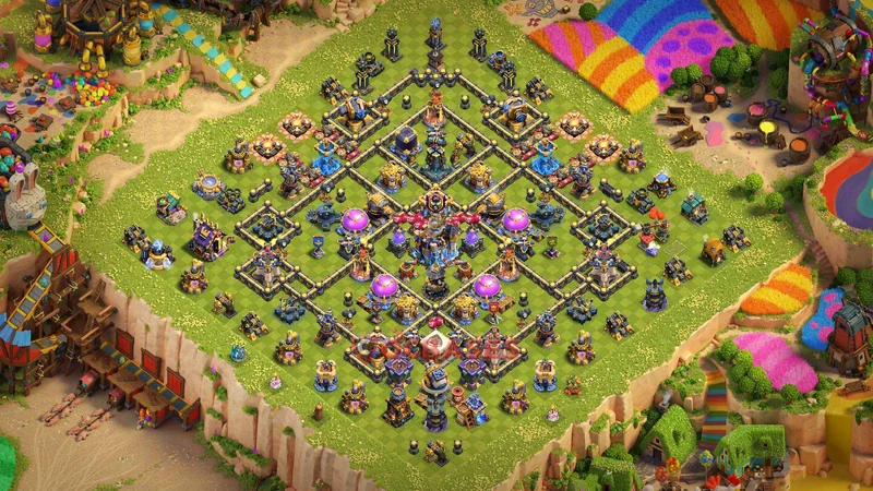 Town Hall 18 Base -farming – Layout id: lr9yx base layout