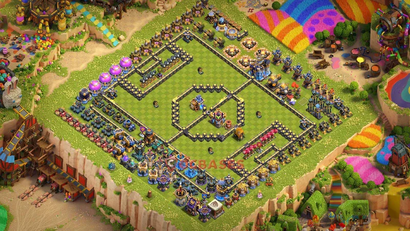 Town Hall 18 Base -fun – Layout id: ln1k9 base layout