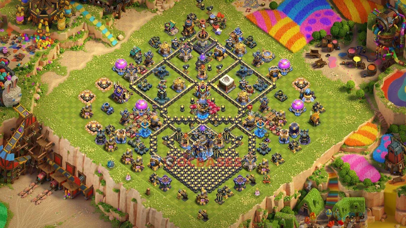 Town Hall 18 Base -trophy – Layout id: 0dfbs base layout
