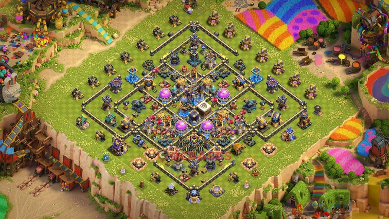 Town Hall 18 Base -farming – Layout id: roltz base layout