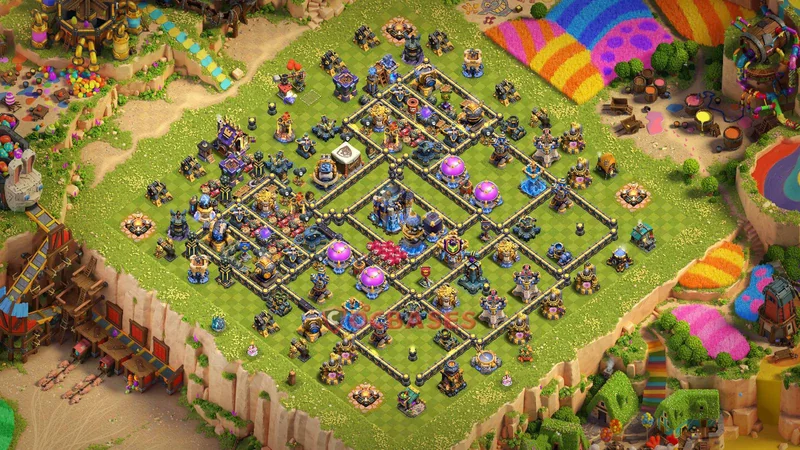 Town Hall 18 Base -farming – Layout id: bnn5z base layout
