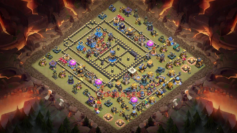Town Hall 18 Base -war – Layout id: bwpw9 base layout