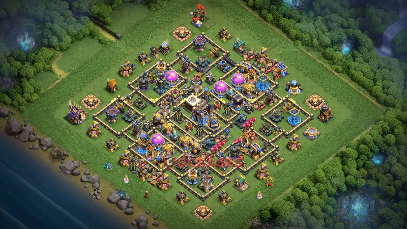 Town Hall 18 Base -farming – Layout id: 98o4z base layout