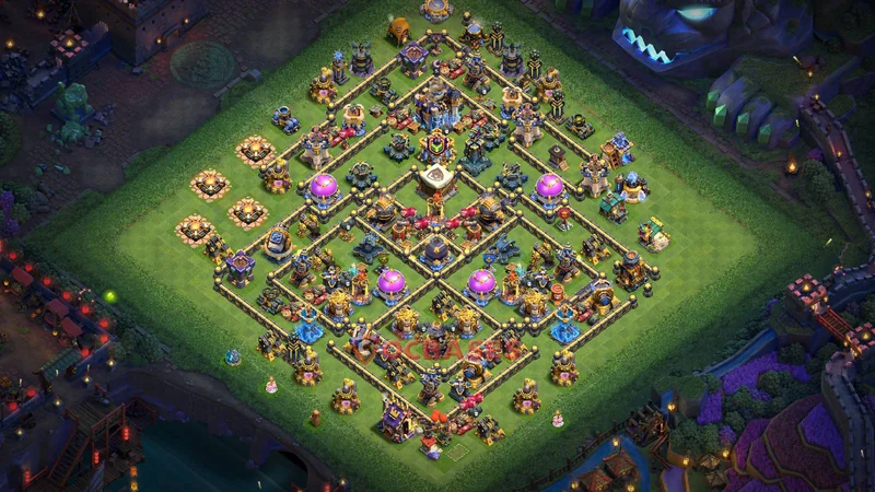 Town Hall 18 Base -farming – Layout id: jgcbu base layout