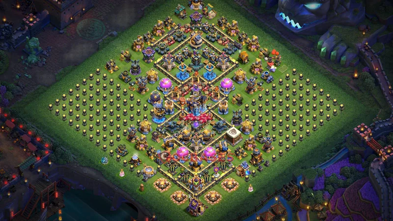 Town Hall 18 Base -fun – Layout id: peqnq base layout