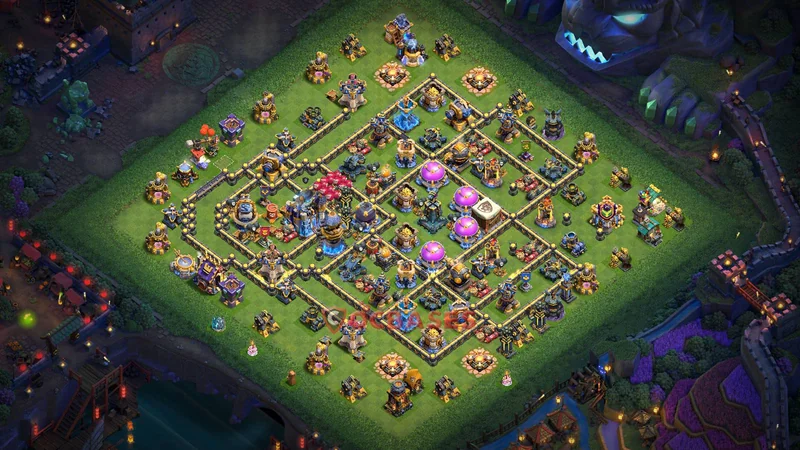 Town Hall 18 Base -farming – Layout id: sjisu base layout