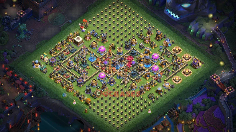 Town Hall 18 Base -farming – Layout id: 70sgt base layout