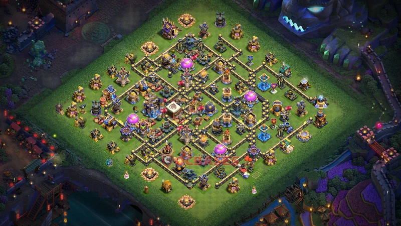 Town Hall 18 Base -farming – Layout id: 6ld72 base layout