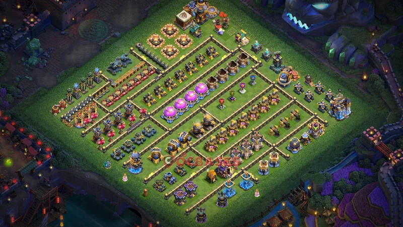 Town Hall 18 Base -fun – Layout id: vp0xq base layout