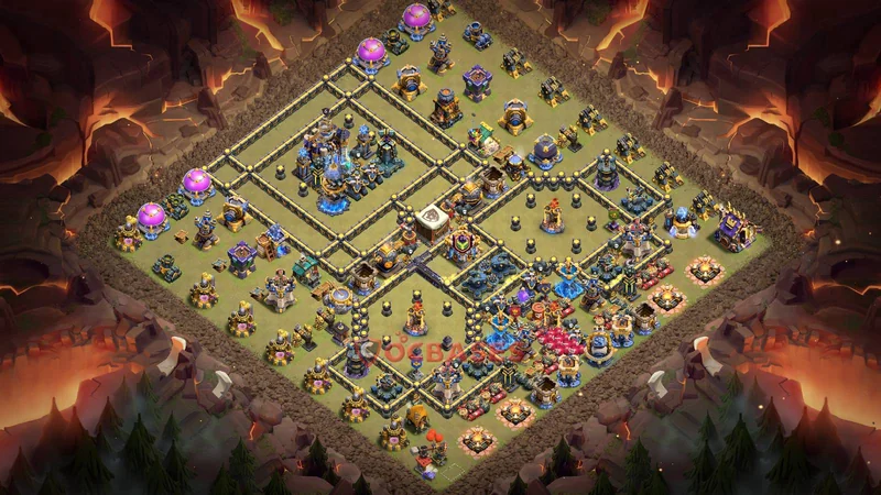 Town Hall 18 Base -war – Layout id: k6nfb base layout