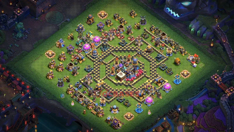 Town Hall 18 Base -trophy – Layout id: v39hc base layout