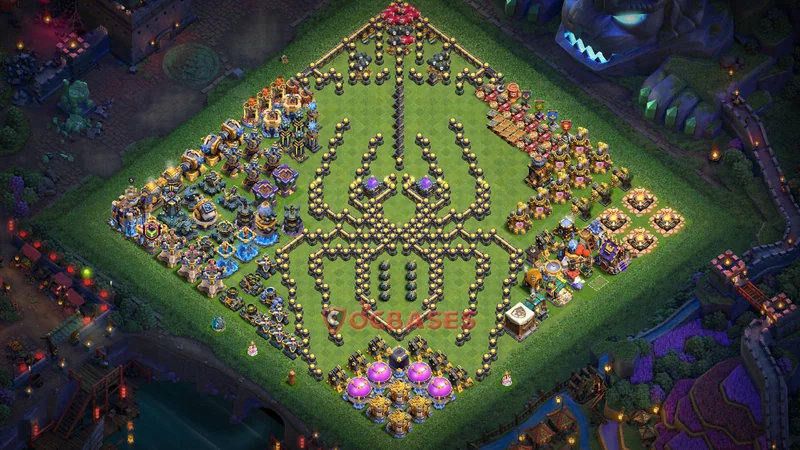 Town Hall 18 Base -fun – Layout id: vc6t4 base layout