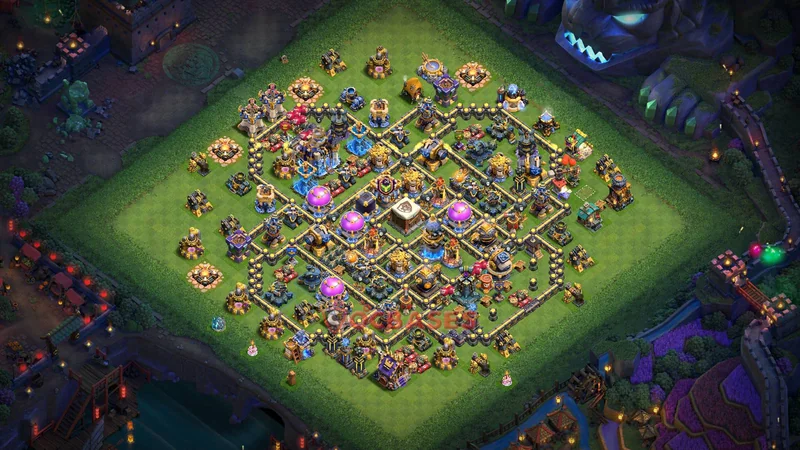 Town Hall 18 Base -farming – Layout id: u3tjh base layout